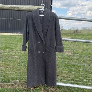 Jofeld Charcoal Wool Coat